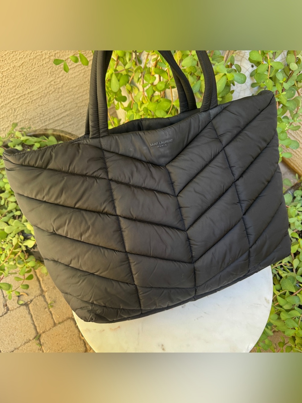 Saint Laurent Nylon Puffer Tote - Picture 2 of 16